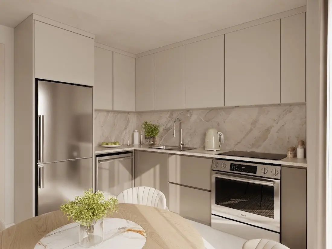 Fitted kitchen